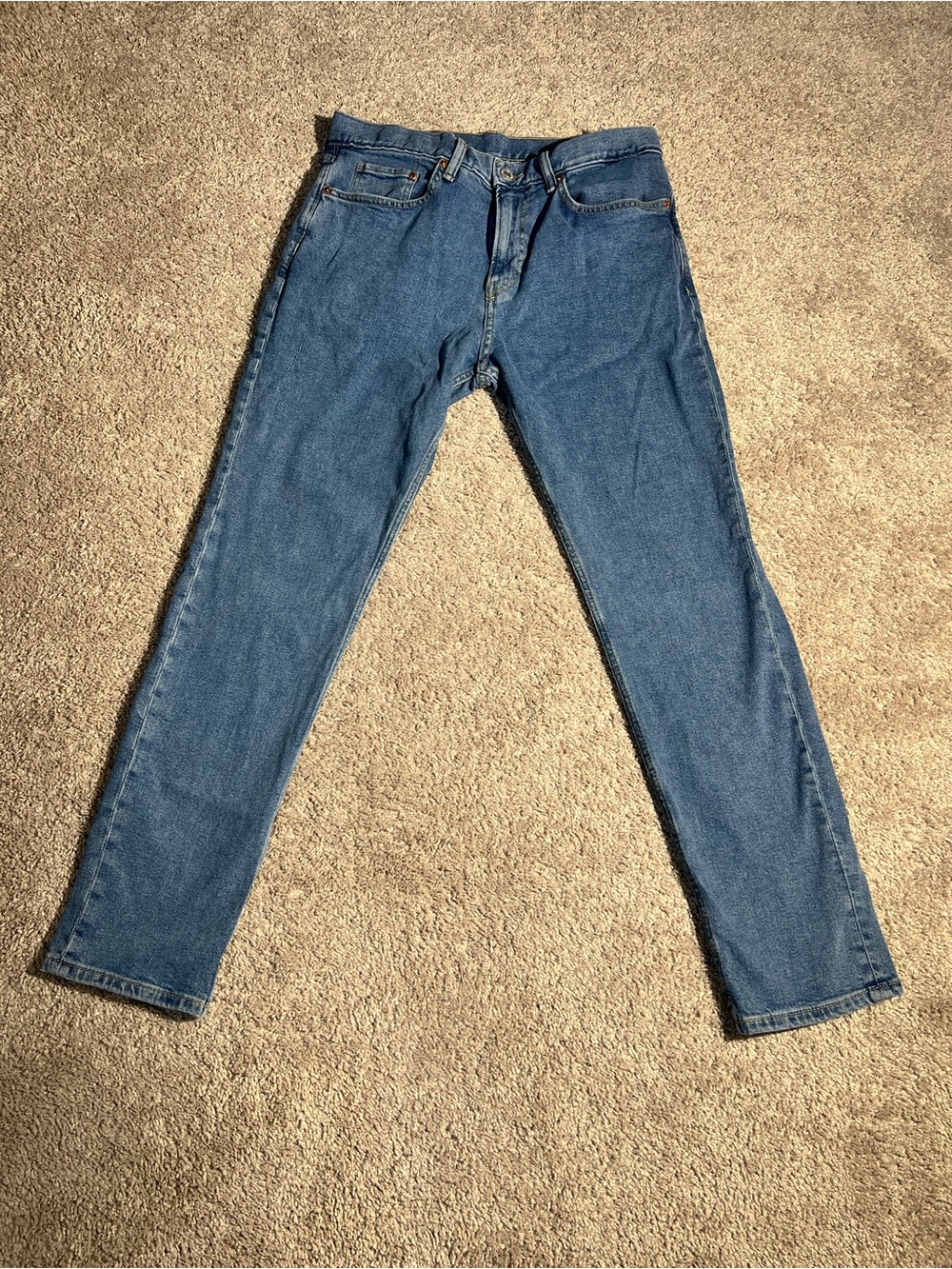H&M Men’s Light Blue Slim Fit Denim Jeans - Size 32/32